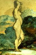 Theodore   Gericault femme nue oil painting on canvas